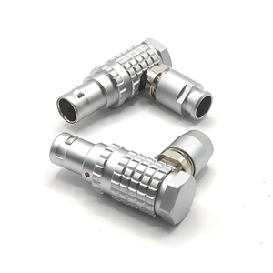 Connecteur circulaire standard FPG.0B.307.CLAD52, 7 broches, prise coudée push-pull pour capteur, équipement de test robotique - Product Image 1