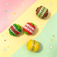 Jouet Fidget Spinner Mignon en Forme de Fruits 24 Pièces Pastèque Fraise Kiwi Citron Jouet Sensoriel Formes Assorties Jouets Promotionnels de Bureau pour Enfants