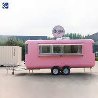 Chariot à hot-dogs CAMPTRL, remorque alimentaire mobile avec gril, plaque chauffante et cuisinière intégrés pour la vente de snacks de rue, camion alimentaire personnalisé