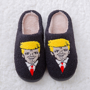 Pantuflas Personalizadas para Mujer, Pantuflas de Casa, Peludas, Cálidas, de Felpa, de Invierno, Pantuflas de Moda para Mujer, Pantuflas Bordadas para Mujer - Product Image 2