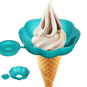 Nuovo Creativo Porta Ghiaccioli Flessibile Ecologico in Silicone Antigoccia Supporto per Gelato Vassoio Portatile per Ghiaccioli Gelato Manuale per Bambini - Product Image 4