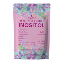 Poudre d'inositol de haute qualité Équilibre hormonal et soutien ovarien sain Ratio 40:1 Mélange de myo-inositol et de D-chiro-inositol en poudre