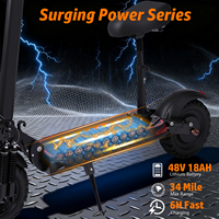 Patinete Eléctrico Urbano YUNQI N9, Motor sin Escobillas de 1200W, Batería de Litio, Aleación de Aluminio, Plegable, Impermeable, Control Digital