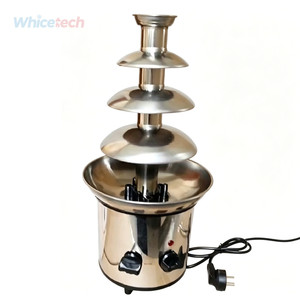 Máquinas para Calentar Bocadillos de Chocolate WS-900, Máquina Comercial de Fuente de Chocolate de Cuatro Niveles, Equipo Nuevo para Banquetes y Cafeterías - Product Image 2