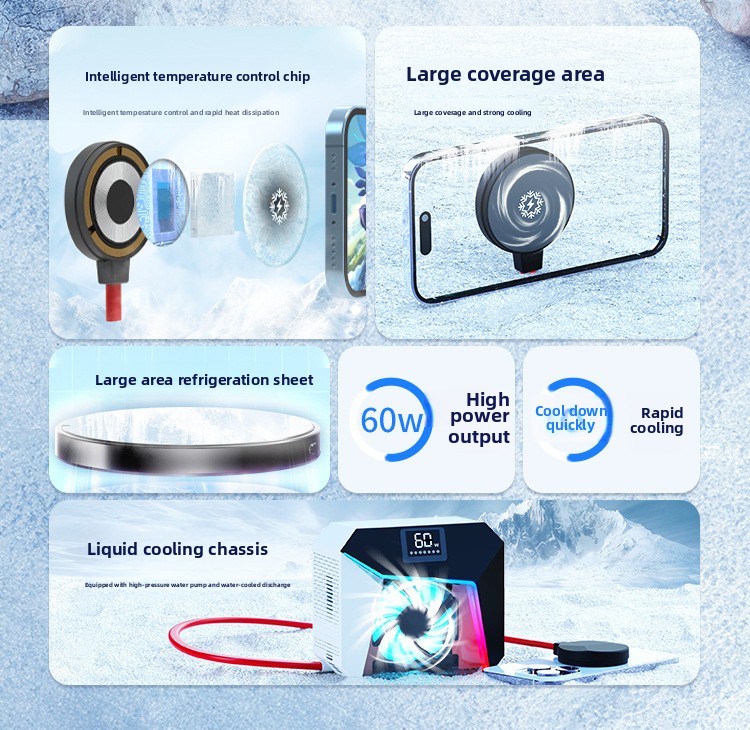 phone cooler mobile radiator water cooled