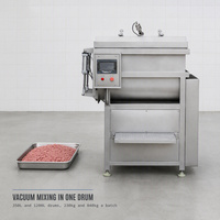 Mélangeur à viande sous vide commercial en acier inoxydable 380V 5.15-14.7KW 350-1200L 230-840KG pour saucisses