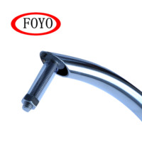 Main courante ronde FOYO en acier inoxydable 304, soudure lisse, antidérapante, facile à fabriquer, pour accessoires de bateau/yacht/kayak.