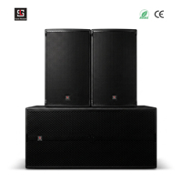 Lasesound NX45-A Haut-parleur audio professionnel de 15 pouces 500W RMS 134dB SPL élevé Haut-parleur de scène actif Allemagne DSP FIR CE RoHS