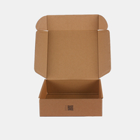 Boîtes d'emballage en carton ondulé personnalisées en lot pour usine d'encre de soja, étuis pliables en kraft pour petits articles, vente au détail et e-commerce