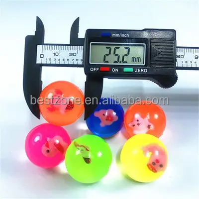 27mm bunte bouncy ball springenden ball sprungball mit ec- freundlich gummi förderung spielzeug