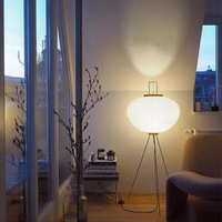 Lámpara de Mesa LED con Forma de Gota de Agua, Lámpara de Papel Japonesa, Lámpara de Pie, Lámpara Nocturna, Portalámparas E27, Lámpara de Papel de Arroz, Lámpara LED, Lámpara de Salón, Lámpara de Dormitorio
