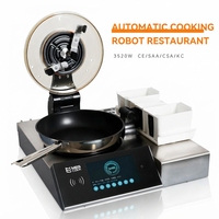 Robot Masak Komersial Otomatis 3520W Mesin Penggoreng Pintar Bersertifikasi CE ISO9001 untuk Bisnis Makanan