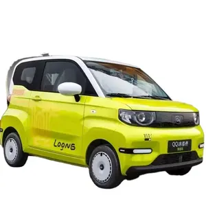 EV Chery QQ es krim 2024 170km 4 kursi mobil listrik Mini energi baru termurah untuk mobil dewasa baru dan bekas