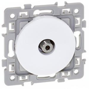 Enchufes y enchufes blancos de TV multiservicio tipo F cuadrado - Product Image 1
