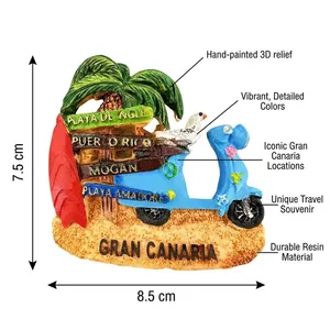 Imanes de Refrigerador 3D Personalizados y al por Mayor de Europa, España, Tenerife, Menorca, <span class=keywords><strong>Mallorca</strong></span>, Pegatinas Turísticas para Refrigerador - Product Image 4