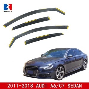 Déflecteurs de vitres IN-CHANNEL pour AUDI A6/C7 SEDAN 2011-2018 – Pare-pluie et pare-soleil à coller - Product Image 2