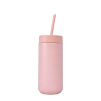 Bouteille d'eau isotherme classique en acier inoxydable 304 de 12oz/16oz, écologique, avec infuseur à thé, portable, 450ml, avec 3 couvercles