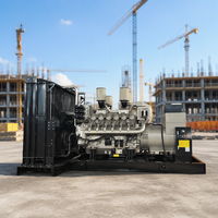 Groupe électrogène diesel SDEC à châssis ouvert 1500 kW 1875 kVA avec démarrage automatique ATS pour usine et centre de données
