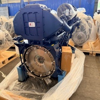 Weicai WP12C450-21 Motor Dizel Deniz Motoru 6 Silindir 450hp 2100rpm 330kw Yeni İçten Takma Su Soğutmalı Tekneler İçin Fabrika Satışları