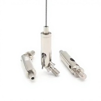 Pince à câble en acier inoxydable de haute qualité pour suspension d'éclairage et kit de suspension de câbles métalliques