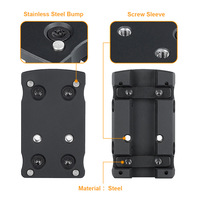 Plaque adaptatrice universelle Ohhunt pour optique, durable, compatible avec doctorfootprint