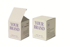 Boîte d'emballage cosmétique en carton à rabat droit avec impression de logo personnalisée en gros, boîte en papier kraft, boîte en papier de luxe - Product Image 5