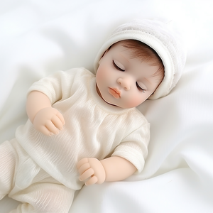 Jouet en pvc pour enfant, poupée de bébé réaliste, en plastique, indienne, de couleur noire, avec grands yeux, personnalisé et doux, mignon - Product Image 4