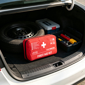Trousse de premiers secours automobile Oripower, norme grecque DIN 13164, livraison porte-à-porte, conforme et approuvée pour la vente - Product Image 5
