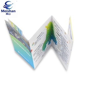 Brochure Meishan a colori con stampa offset, libretto di istruzioni pieghevole, foglietti stampati fustellati, manuale di stampa, 10 pagine - Product Image 1