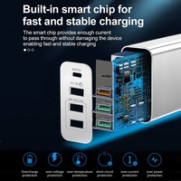 4-en-1 PD 36W USB Plug Charger Wall Socket Adapter C QC 3.0 Quick Charging Multi-Ports Power Adapter USB C Wall Charger Sports