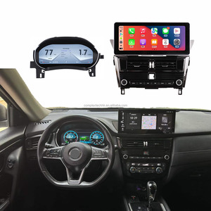 Kit cockpit numérique avec écran 12,3 pouces et Android CarPlay pour Nissan X-Trail 2014-2020 Qashqai 2016-2022 - Product Image 1