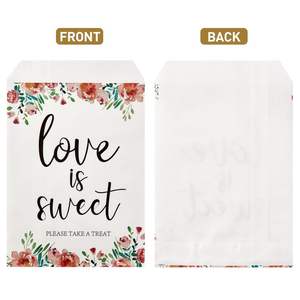 Emballage alimentaire personnalisé imprimé, scellé à l'arrière, personnalisez votre propre logo, sac en papier pour pop-corn résistant à la graisse - Product Image 3