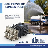 Nouvelle Pompe à Eau à Jet de Fer Brillante 1450psi 150L/MIN Haute Pression OEM Personnalisable Moteur 40HP 30KW pour Injection d'Eau dans les Mines de Charbon