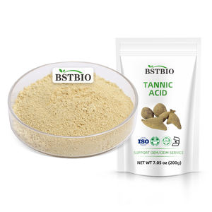 BSTBIO gıda ve kozmetik sınıf doğal Gallnut özü tozu CAS 1401-55-4 95% 98% tannik asit - Product Image 2