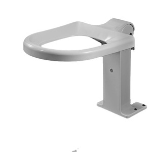 Soporte plegable para asiento de inodoro montado en la pared, para personas mayores y mujeres embarazadas, tamaño estándar, material plástico, uso doméstico - Product Image 5