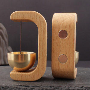 Brass Doorbell Magnetic Sticker For Fridge Home Decor Housewarming Gift Irregular Shape 1PC - Product Image 2