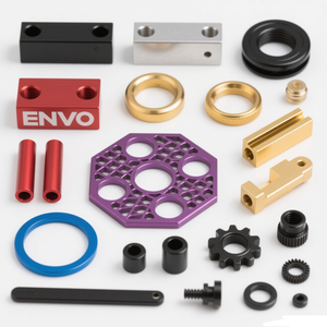 เครื่องกัด CNC แบบกำหนดเองสำหรับงานกัดชิ้นส่วนอลูมิเนียมที่ผ่านกรรมวิธีกลึงโลหะสแตนเลสสตีลมีความแม่นยำสูง - Product Image 1