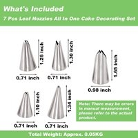Offre Spéciale 5 pièces ensemble 304 buses de pâtisserie en acier inoxydable embouts de tuyauterie en forme de L Kit d'outils de gâteau de fournisseur de confiance