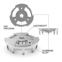 Pièces de cadre de moteur de drone DJI FPV Mini en aluminium usiné CNC 7 axes, fabriquées par une usine OEM chinoise, pour accessoires de drone