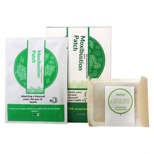 Patch de Moxibustion Tricolore Auto-Chauffant à l'Armoise, Compresse Chaude pour Épaules et Nuque, Autocollants de Thermothérapie à Base de Plantes - Product Image 5