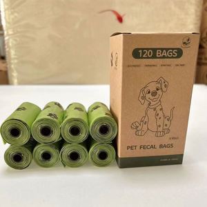 Disposable <b>Compostable</b> Basics Dog Pet Waste Poop <b>Bags</b> Eco Friendly Trash Garbage Pet Dog Waste Poop <b>Bag</b> - Product Image 1