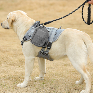Original <span class=keywords><strong>Factory</strong></span> New Design Geschirr für große Hunde Tägliches Leben Taktisches Hunde geschirr Training Arbeitshund Weste mit Griff - Product Image 1