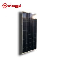 Panneau solaire de puissance 150W personnalisé Panneaux poly photovoltaïques demi-cellule certifiés TUV en silicium polycristallin Boîte de jonction IP67