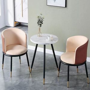 Hot Sale Sample Classic <strong>Stable</strong> Pedestal Modern Furniture Metal <strong>Table</strong> Top Glass White Round Dining <strong>Table</strong> With Metal Legs - Product Image 4