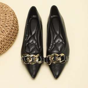 Scarpe da lavoro eleganti da donna alla moda tacchi sottili Slip-On da donna a punta francese Super tacchi alti - Product Image 4