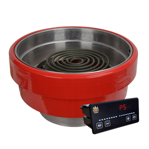 ย่าง <span class=keywords><strong>Samgyupsal</strong></span> ไฟฟ้าไร้ควันเชิงพาณิชย์ของญี่ปุ่น 2400W Yakitori เตาย่างบาร์บีคิวเกาหลี - Product Image 2