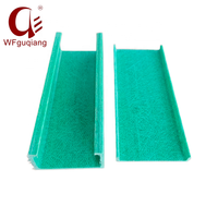 Goulotte de câblage industrielle à rainures en PRV/GRP, résistante à la corrosion, isolée en fibre de verre, haute capacité, pour applications chimiques