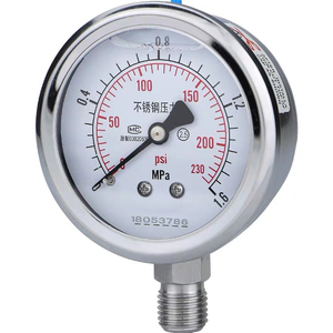 Manomètre numérique Manomètre rempli d'huile - Product Image 1