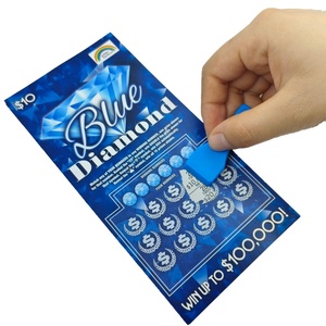 Billets de loterie à succès en papier noir, livraison rapide, en stock, pour jeux et paris - Product Image 6