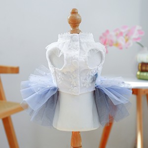 Robe de mariée Andromeda pour chiots et chats, magnifique robe de bal pour animaux de compagnie avec dentelle, élégante - Product Image 6